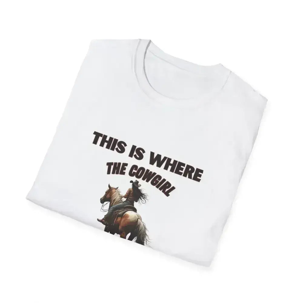 Cowgirl Adventure T-Shirt, Western Apparel, Tailriding Tee
