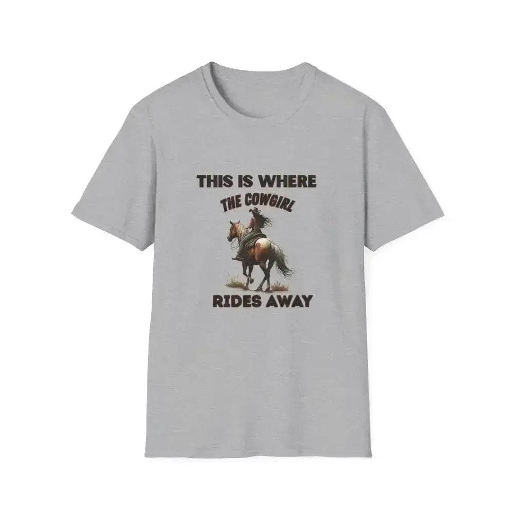 Cowgirl Adventure T-Shirt, Western Apparel, Tailriding Tee