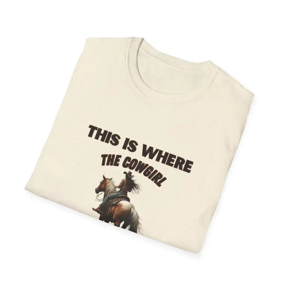 Cowgirl Adventure T-Shirt, Western Apparel, Tailriding Tee