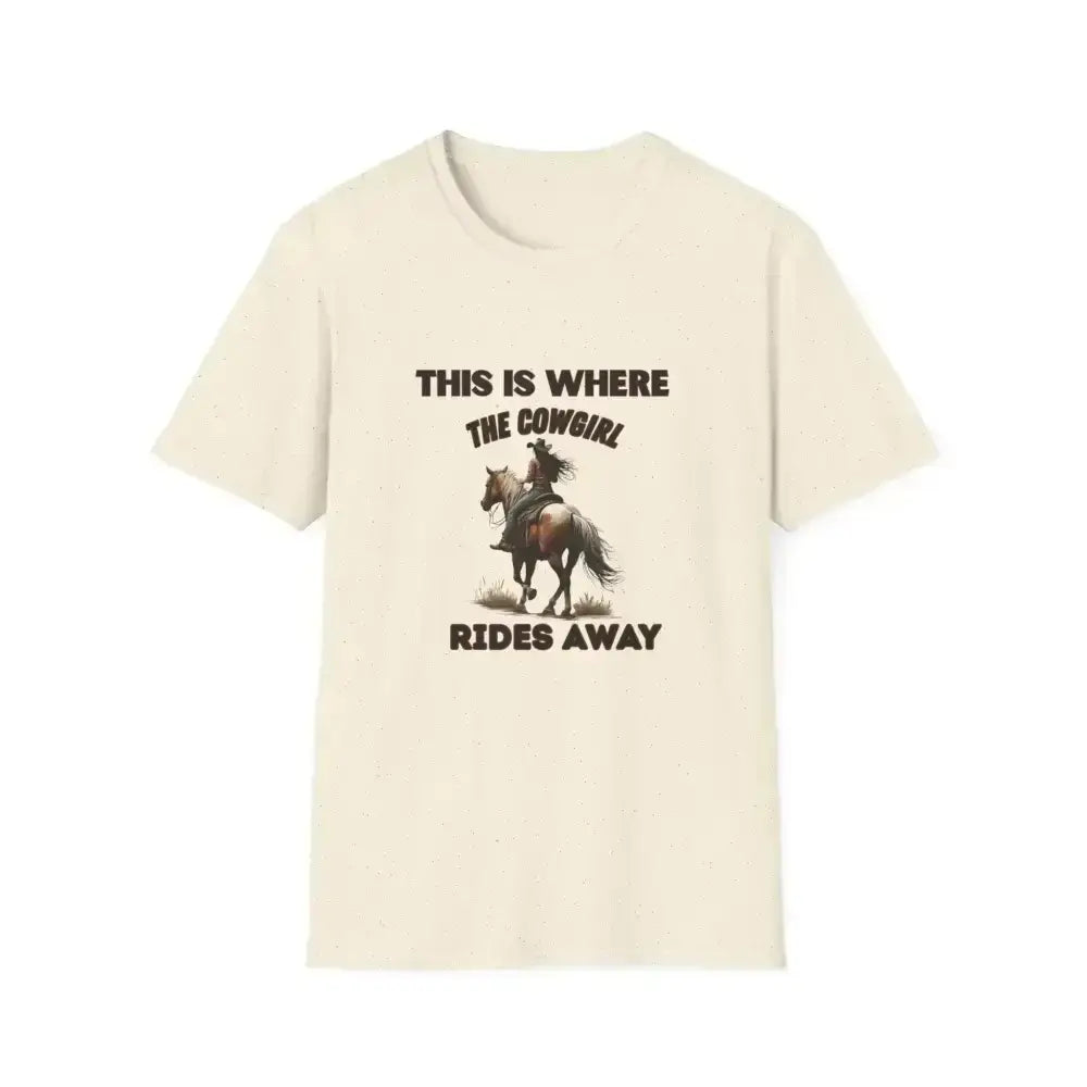 Cowgirl Adventure T-Shirt, Western Apparel, Tailriding Tee