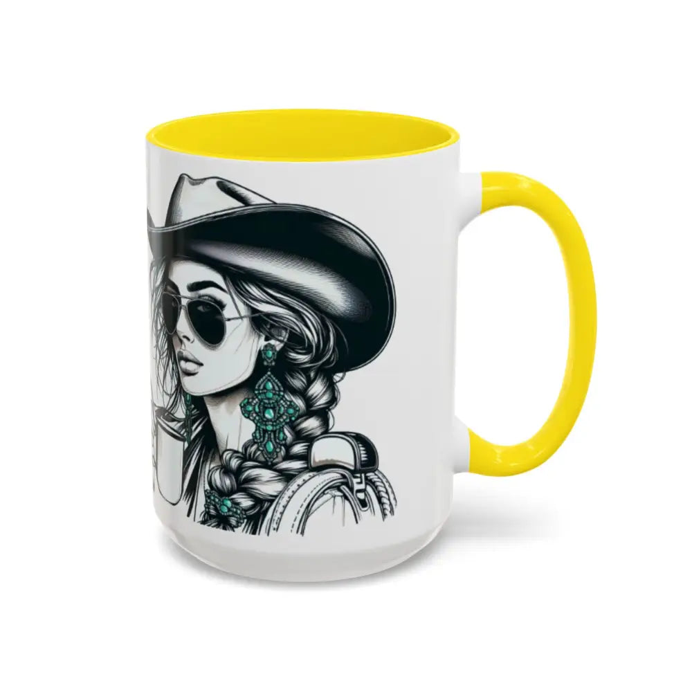 Cowgirl Coffee Mug, Cowgirls and Coffee, Rodeo, Western Enthusiasts