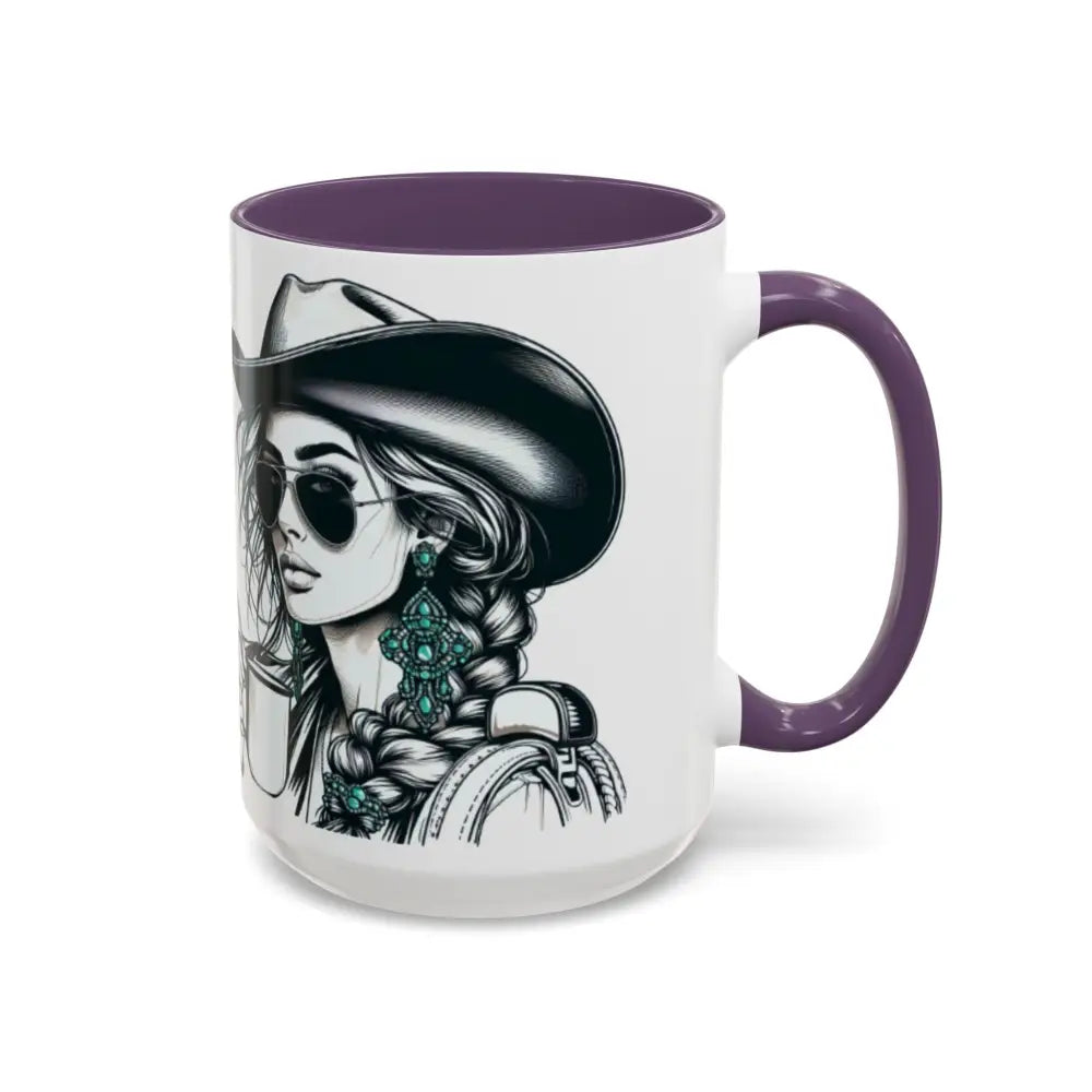 Cowgirl Coffee Mug, Cowgirls and Coffee, Rodeo, Western Enthusiasts