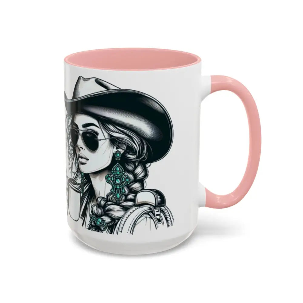 Cowgirl Coffee Mug, Cowgirls and Coffee, Rodeo, Western Enthusiasts
