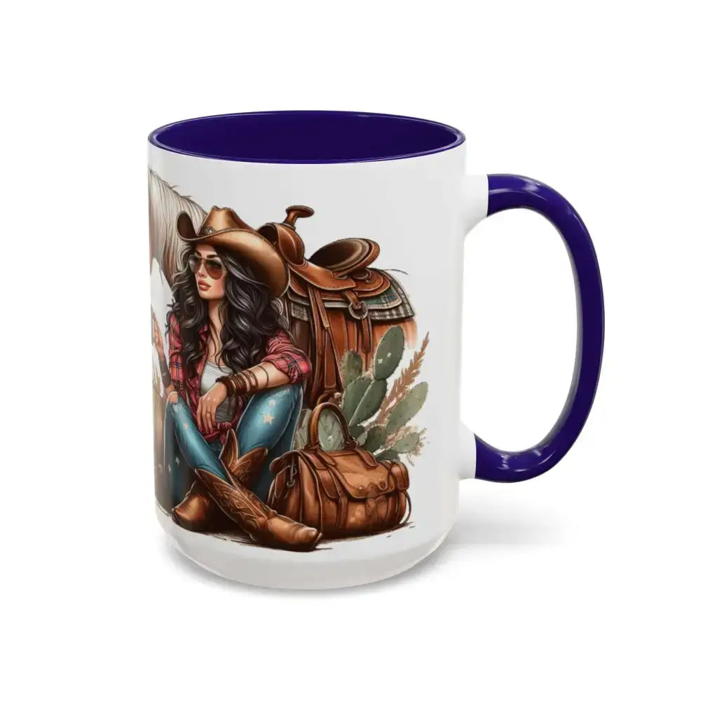 Cowgirl Tough Mug, Inspirational Western Gift, Cowgirl Coffee Mugs