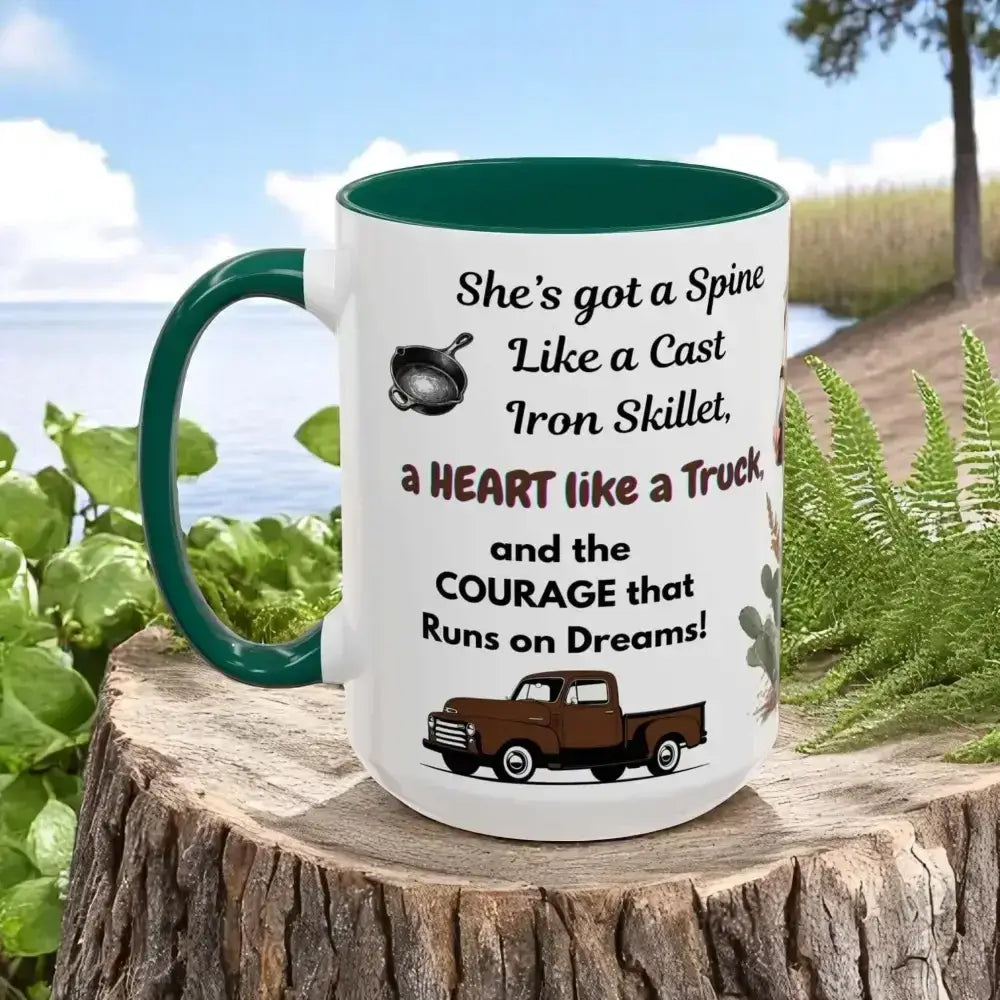 Cowgirl Tough Mug, Inspirational Western Gift, Cowgirl Coffee Mugs