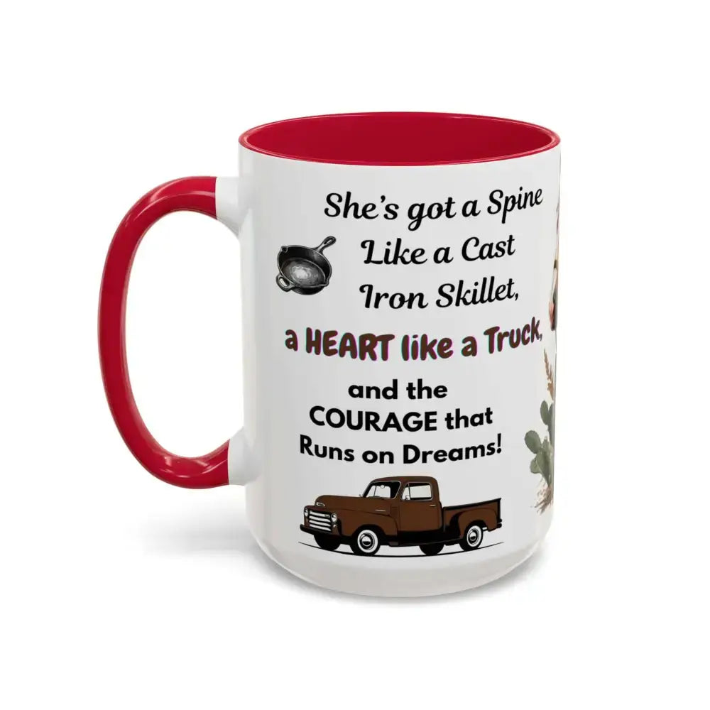 Cowgirl Tough Mug, Inspirational Western Gift, Cowgirl Coffee Mugs