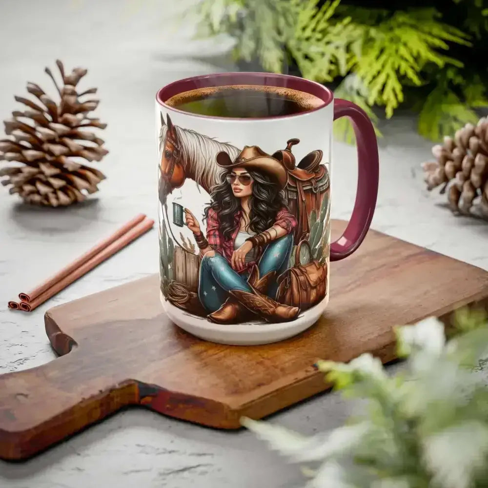 Cowgirl Tough Mug, Inspirational Western Gift, Cowgirl Coffee Mugs