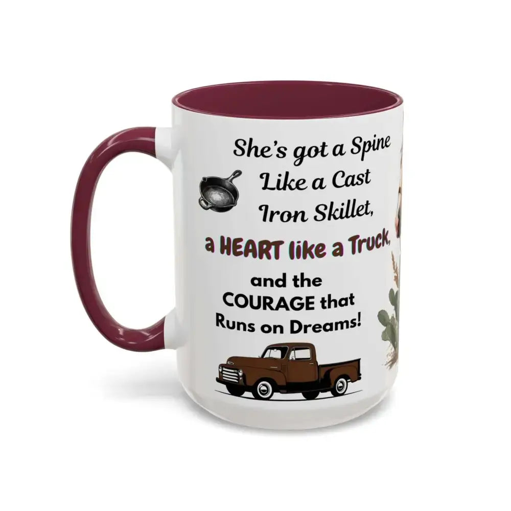 Cowgirl Tough Mug, Inspirational Western Gift, Cowgirl Coffee Mugs