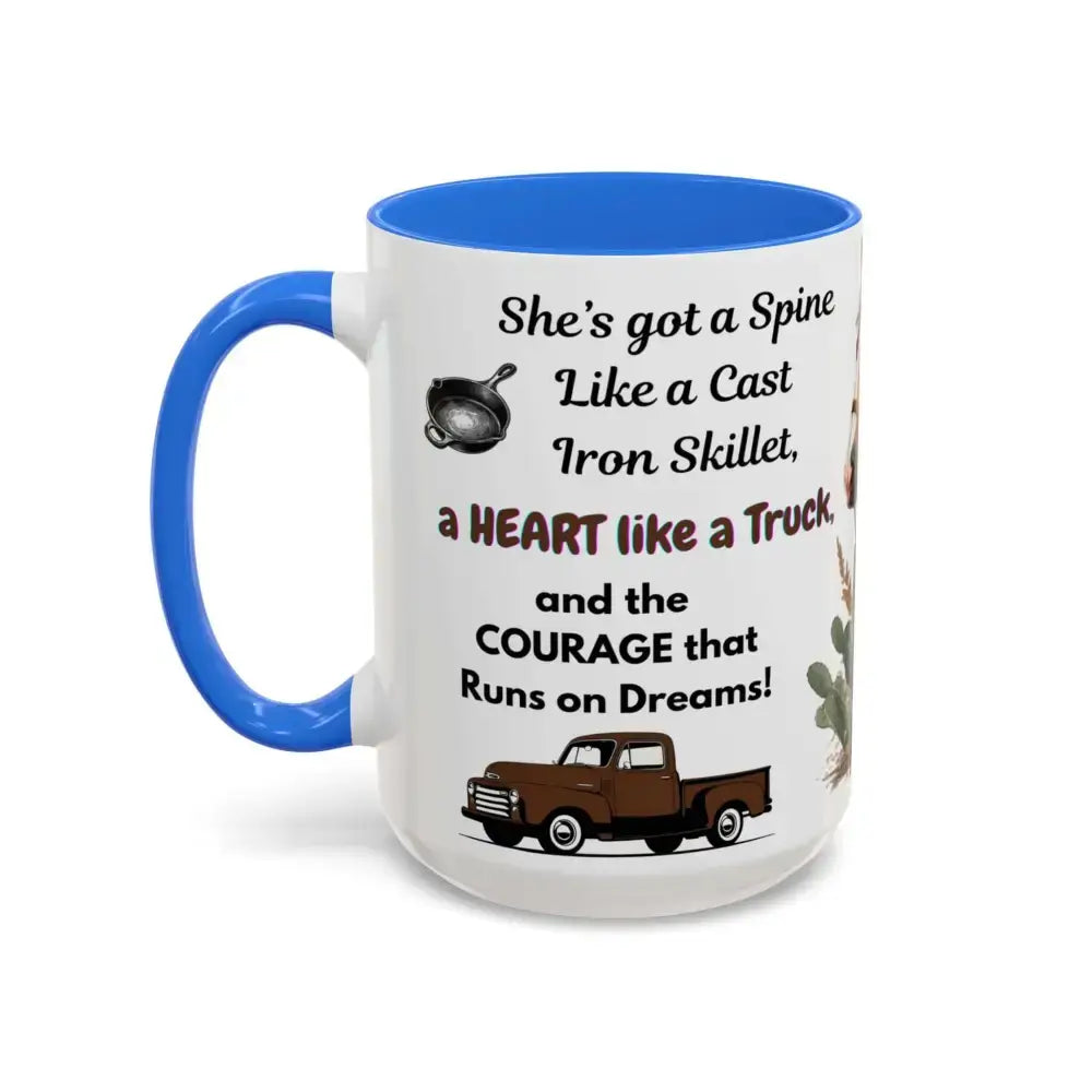 Cowgirl Tough Mug, Inspirational Western Gift, Cowgirl Coffee Mugs