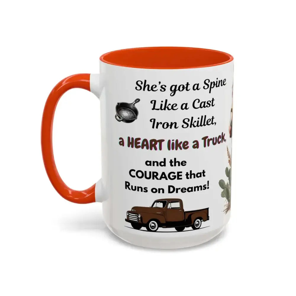 Cowgirl Tough Mug, Inspirational Western Gift, Cowgirl Coffee Mugs