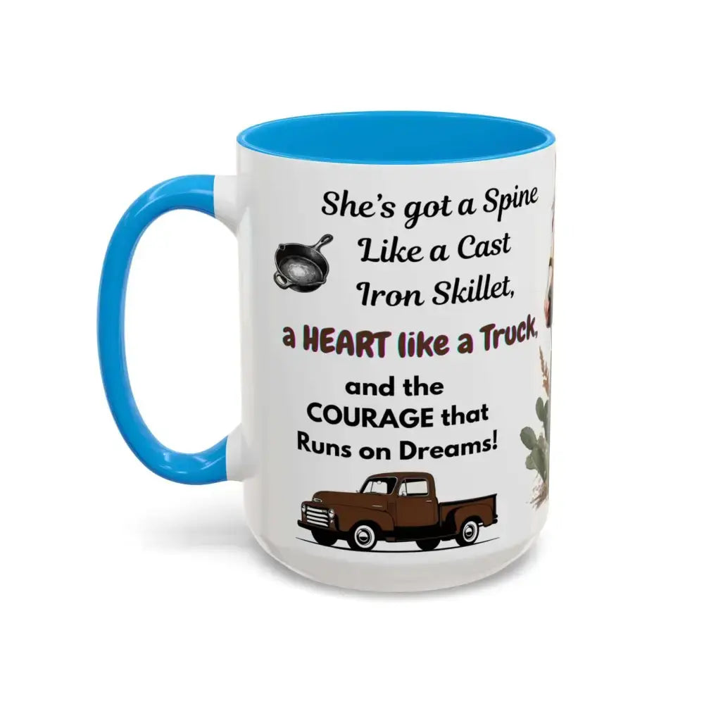 Cowgirl Tough Mug, Inspirational Western Gift, Cowgirl Coffee Mugs