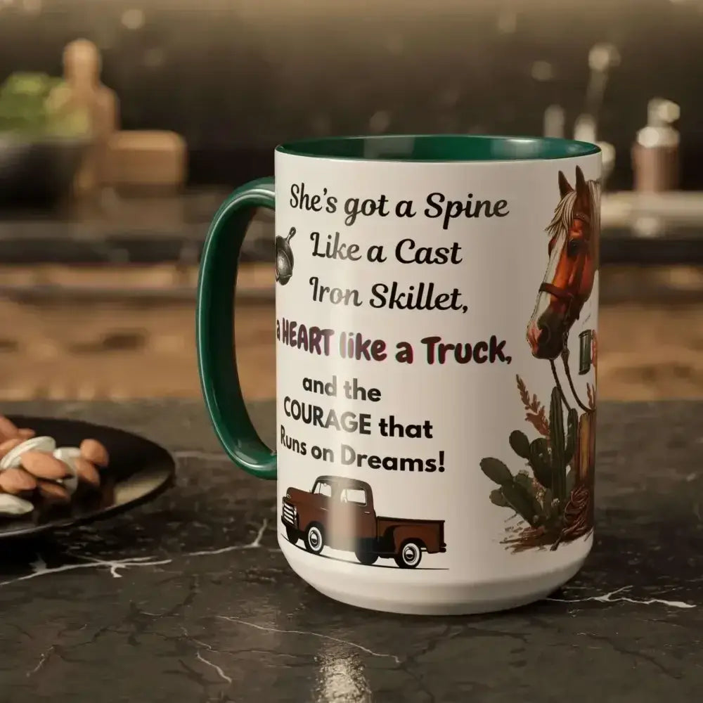 Cowgirl Tough Mug, Inspirational Western Gift, Cowgirl Coffee Mugs