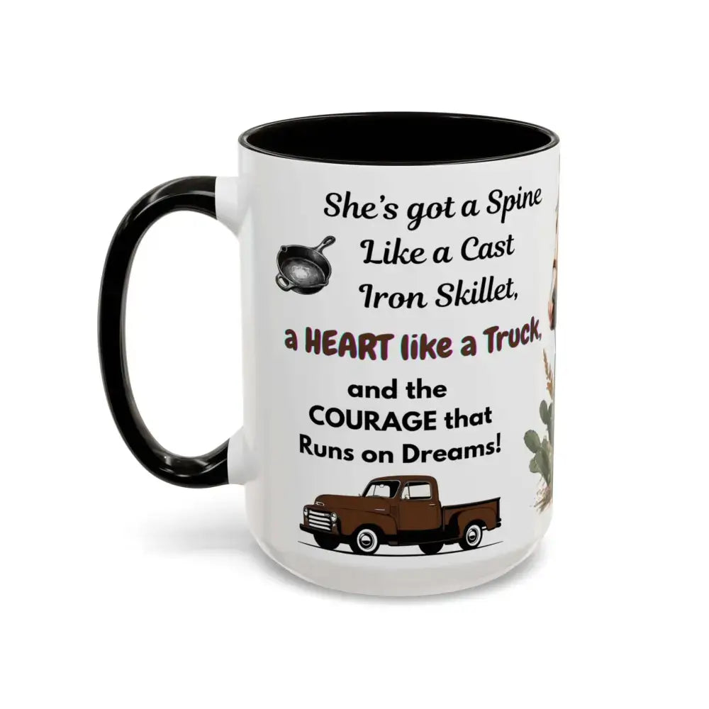 Cowgirl Tough Mug, Inspirational Western Gift, Cowgirl Coffee Mugs