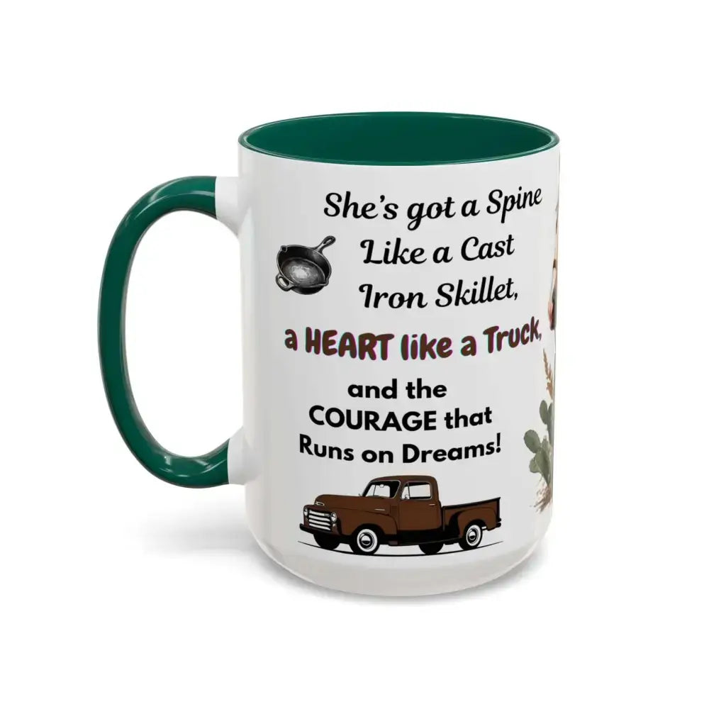 Cowgirl Tough Mug, Inspirational Western Gift, Cowgirl Coffee Mugs