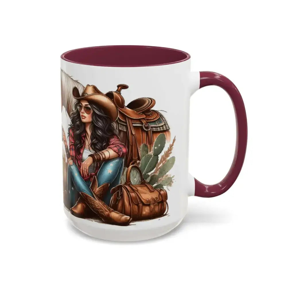 Cowgirl Tough Mug, Inspirational Western Gift, Cowgirl Coffee Mugs