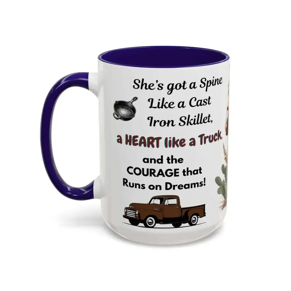 Cowgirl Tough Mug, Inspirational Western Gift, Cowgirl Coffee Mugs