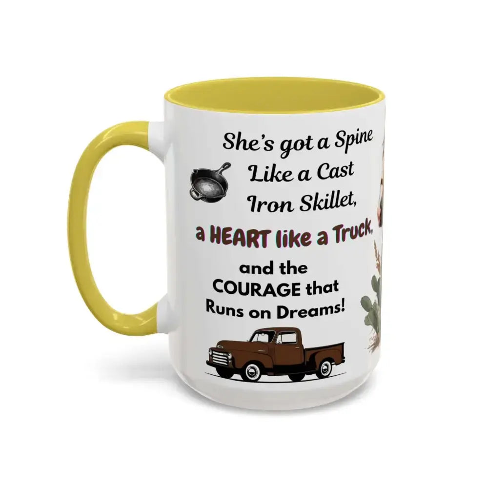 Cowgirl Tough Mug, Inspirational Western Gift, Cowgirl Coffee Mugs