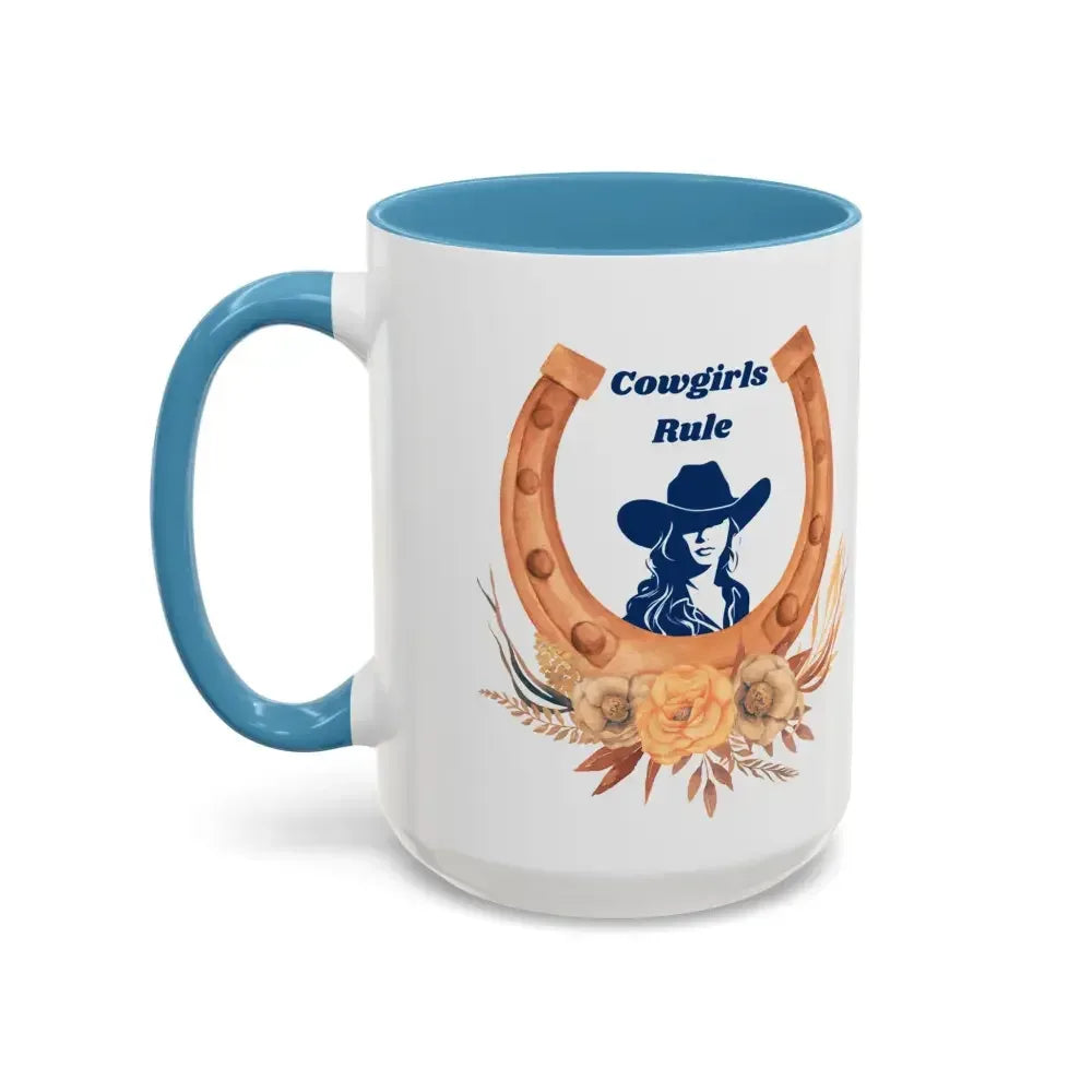 Cowgirls Rule, 15oz Coffee MUG, Country Mug, Cowgirl Mug