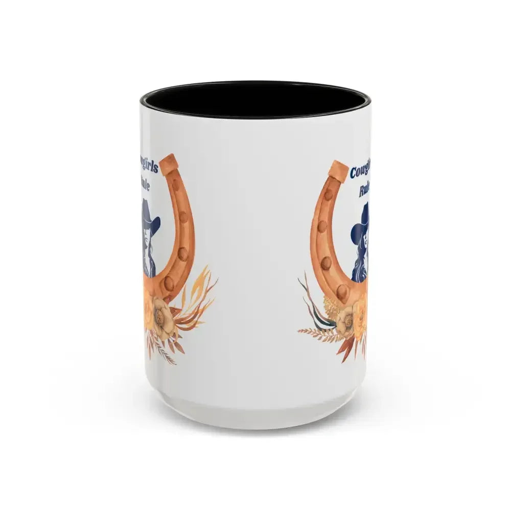 Cowgirls Rule, 15oz Coffee MUG, Country Mug, Cowgirl Mug