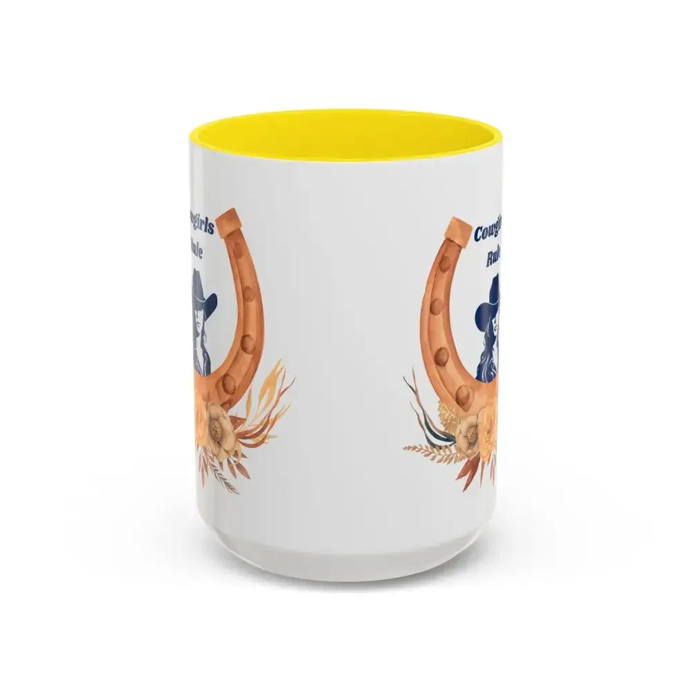 Cowgirls Rule, 15oz Coffee MUG, Country Mug, Cowgirl Mug
