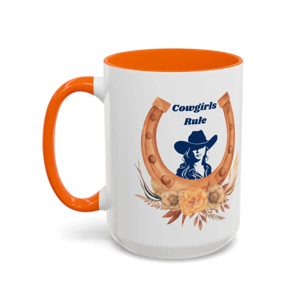 Cowgirls Rule, 15oz Coffee MUG, Country Mug, Cowgirl Mug