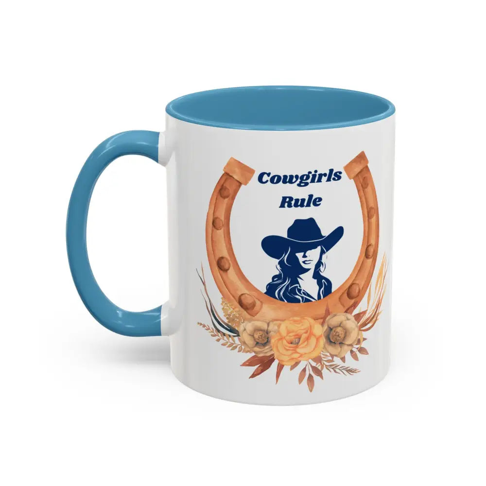 Cowgirls Rule, 15oz Coffee MUG, Country Mug, Cowgirl Mug