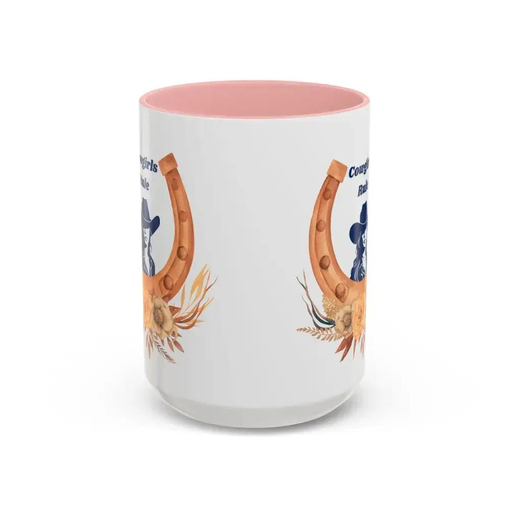 Cowgirls Rule, 15oz Coffee MUG, Country Mug, Cowgirl Mug
