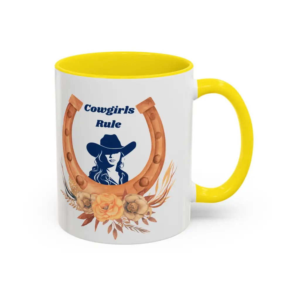 Cowgirls Rule, 15oz Coffee MUG, Country Mug, Cowgirl Mug