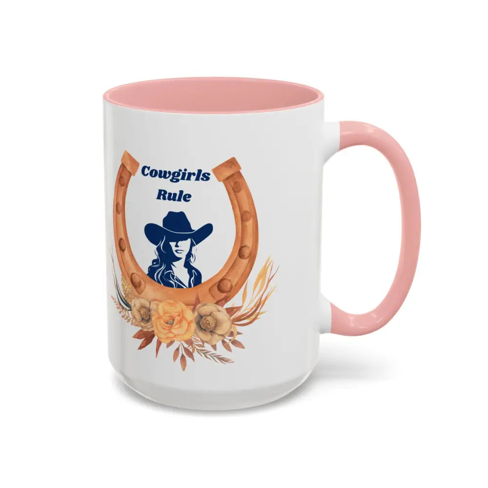 Cowgirls Rule, 15oz Coffee MUG, Country Mug, Cowgirl Mug
