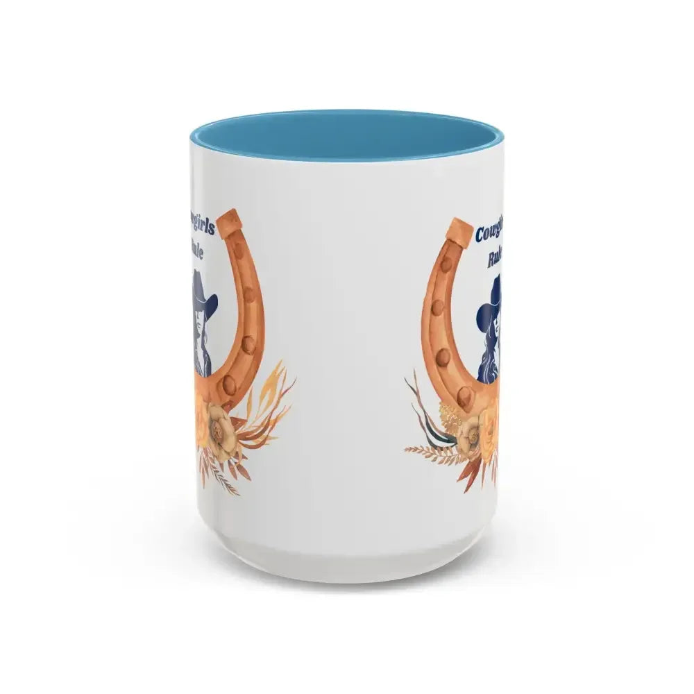 Cowgirls Rule, 15oz Coffee MUG, Country Mug, Cowgirl Mug