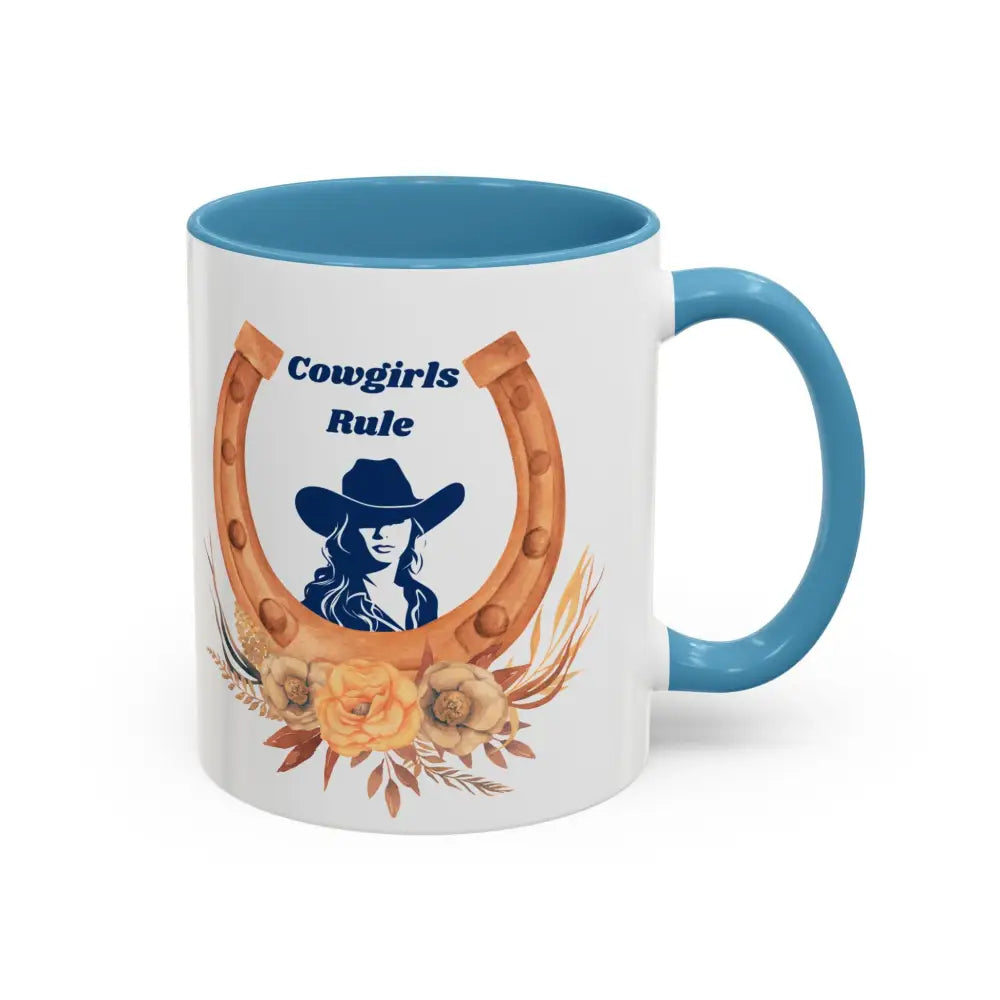 Cowgirls Rule, 15oz Coffee MUG, Country Mug, Cowgirl Mug