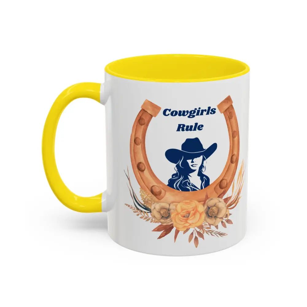 Cowgirls Rule, 15oz Coffee MUG, Country Mug, Cowgirl Mug