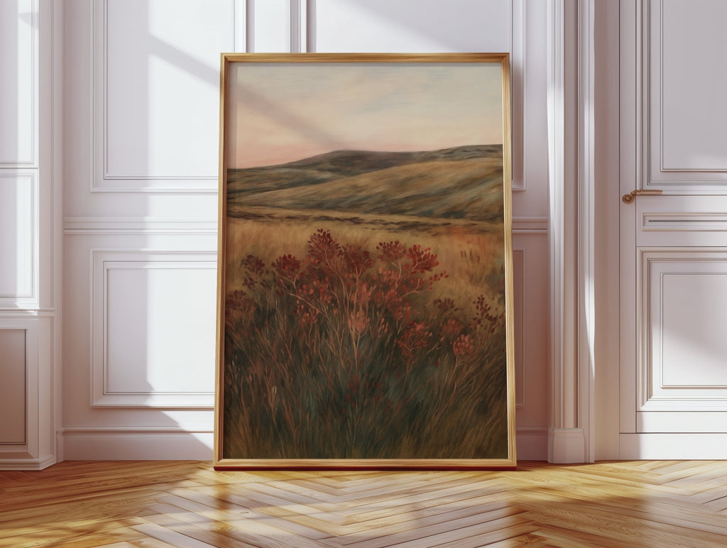 Crimson Sage at Golden Hour - Quarter Circle AK Boutique