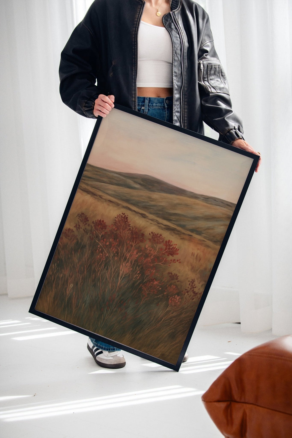 Crimson Sage at Golden Hour - Quarter Circle AK Boutique