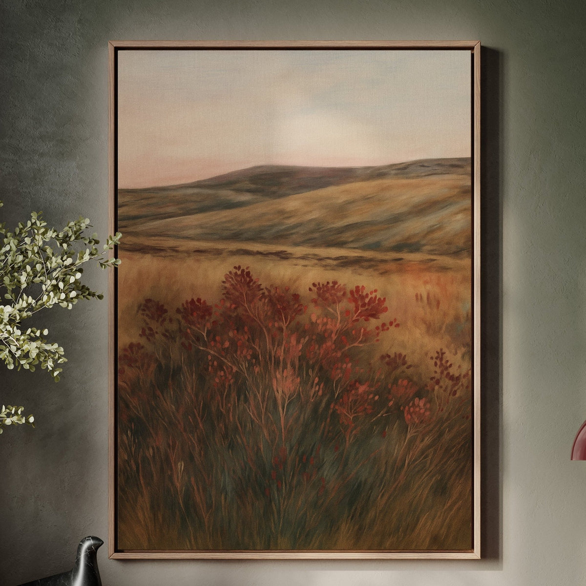 Crimson Sage at Golden Hour - Quarter Circle AK Boutique