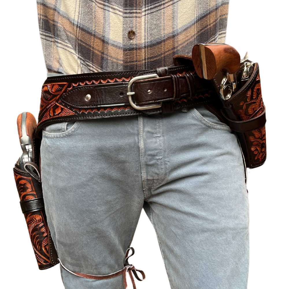 BIG Cross Draw XL Leather Holster - Brown