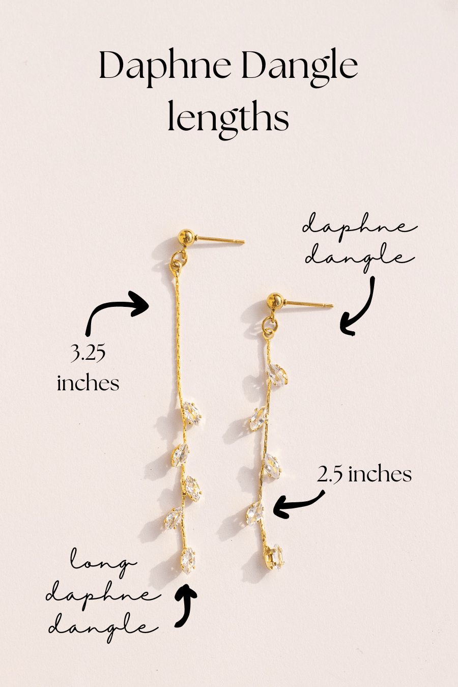 Daphne Dangle - Quarter Circle AK Boutique