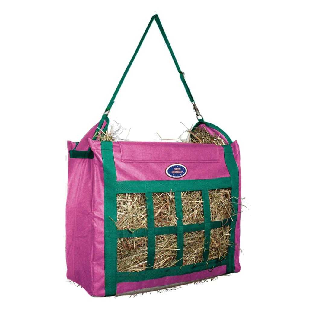 Derby Originals Top Load Slow Feeder Hay Bag – 5" x 3.25" Openings – Easy or Moderate Feed Rate | Super Tough Bottom – 6-Month Warranty - Quarter Circle AK Boutique