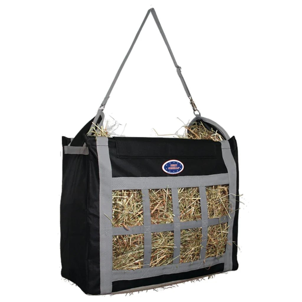 Derby Originals Top Load Slow Feeder Hay Bag – 5" x 3.25" Openings – Easy or Moderate Feed Rate | Super Tough Bottom – 6-Month Warranty - Quarter Circle AK Boutique