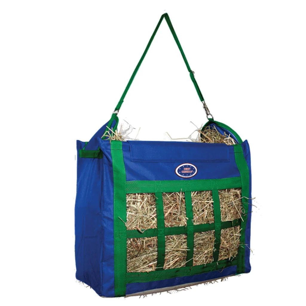 Derby Originals Top Load Slow Feeder Hay Bag – 5" x 3.25" Openings – Easy or Moderate Feed Rate | Super Tough Bottom – 6-Month Warranty - Quarter Circle AK Boutique