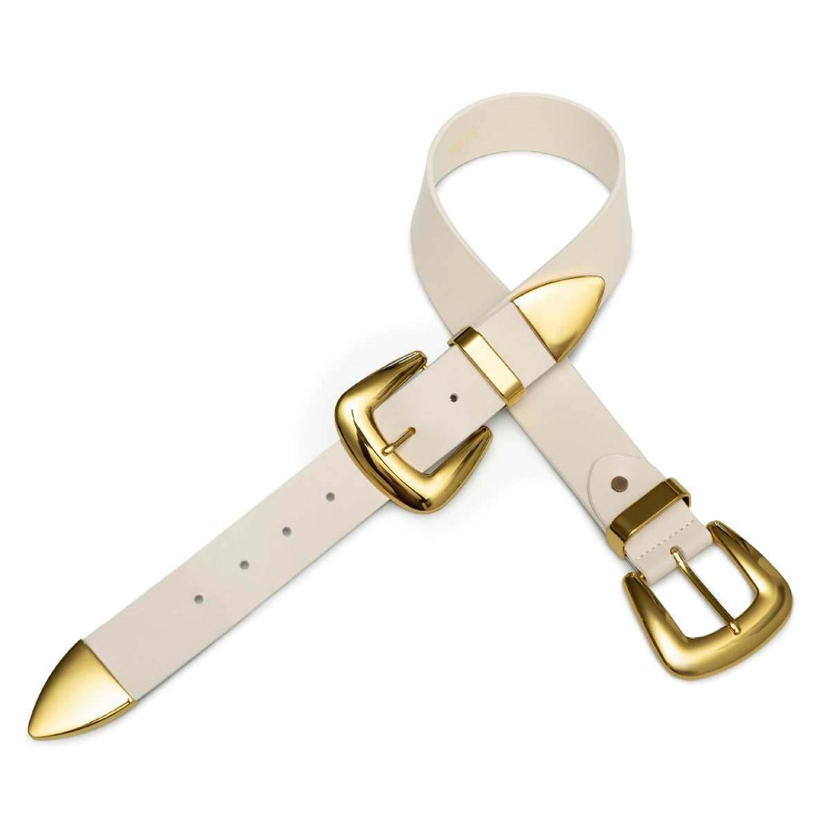 Double Buckle Western Waist Belt for Women - Quarter Circle AK Boutique