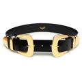 Double Buckle Western Waist Belt for Women - Quarter Circle AK Boutique