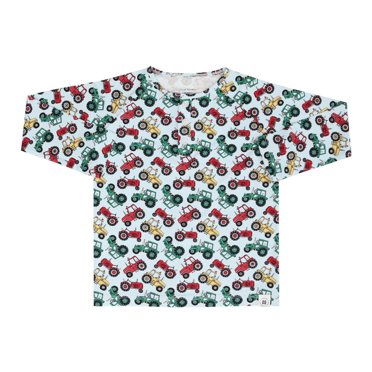 Down On The Farm Raglan Henley - Quarter Circle AK Boutique