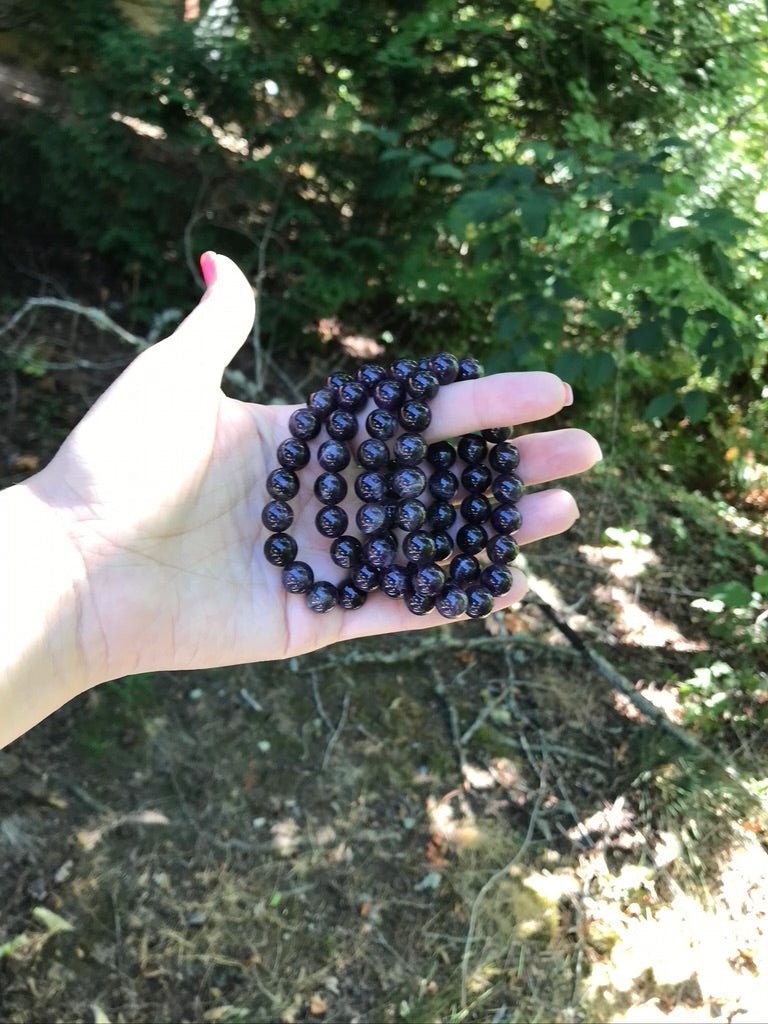 Dream Amethyst 10 mm Bracelet for Spiritual Support - Quarter Circle AK Boutique