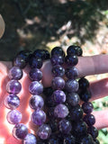 Dream Amethyst 10 mm Bracelet for Spiritual Support - Quarter Circle AK Boutique