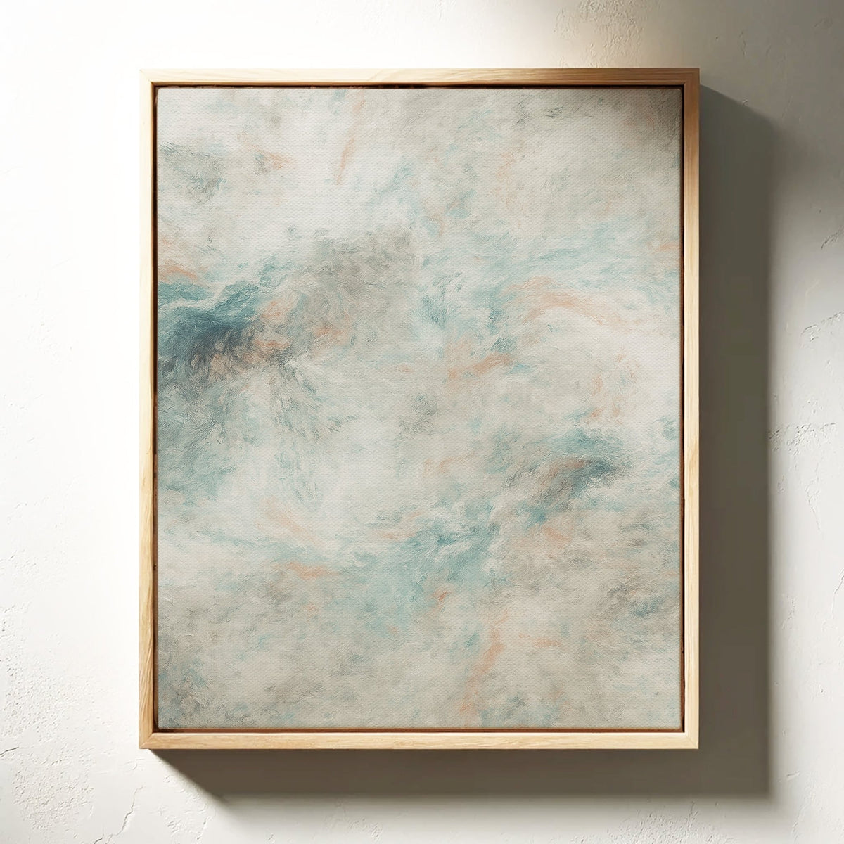 Dreamy Desert Sky Abstract Canvas Art - Quarter Circle AK Boutique