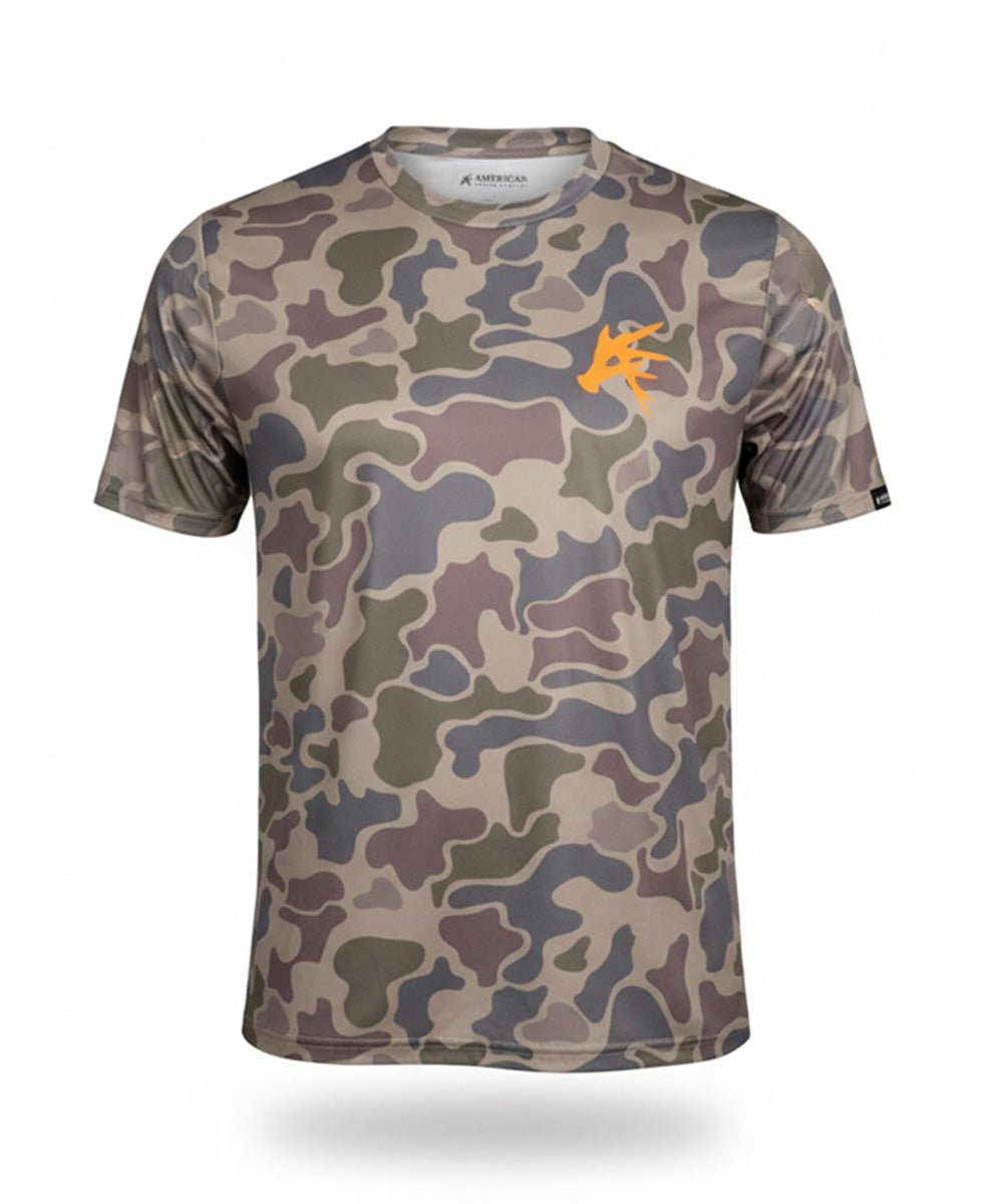 Duck Camo Tech Tee - Quarter Circle AK Boutique