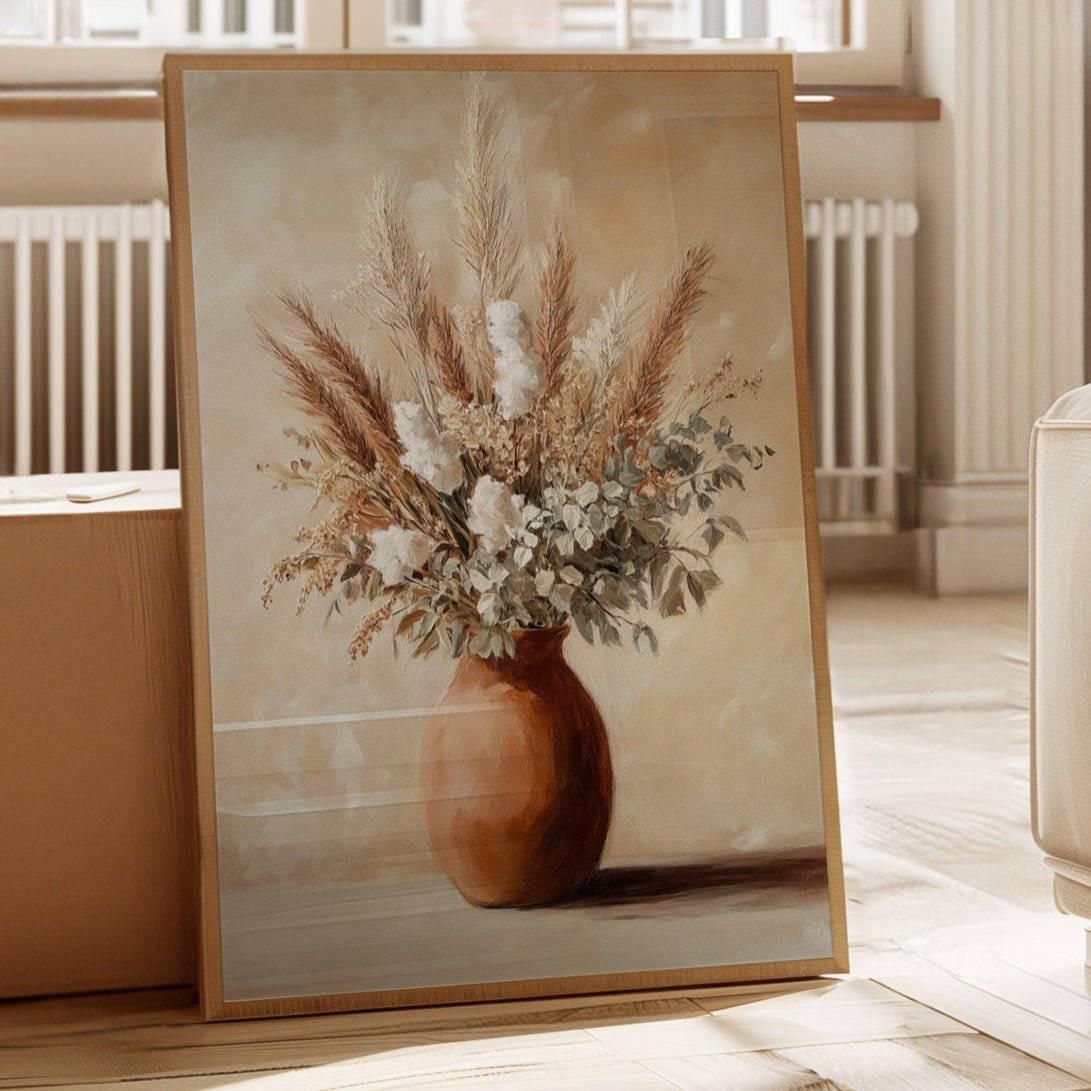 Earthen Still: Pampas in Clay - Quarter Circle AK Boutique