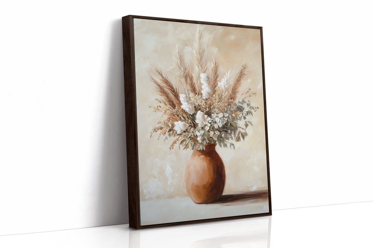 Earthen Still: Pampas in Clay - Quarter Circle AK Boutique