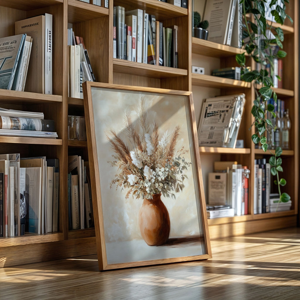 Earthen Still: Pampas in Clay - Quarter Circle AK Boutique